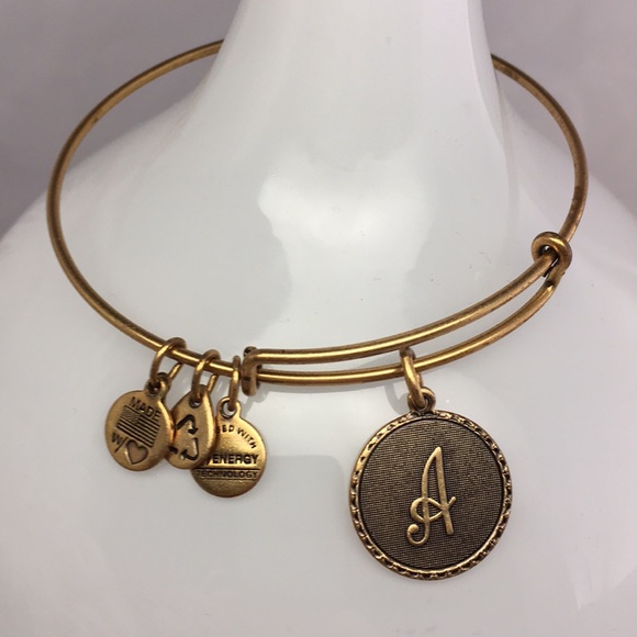 Alex and Ani Jewelry - ❤️ Alex and Ani Gold Initial A Bracelet